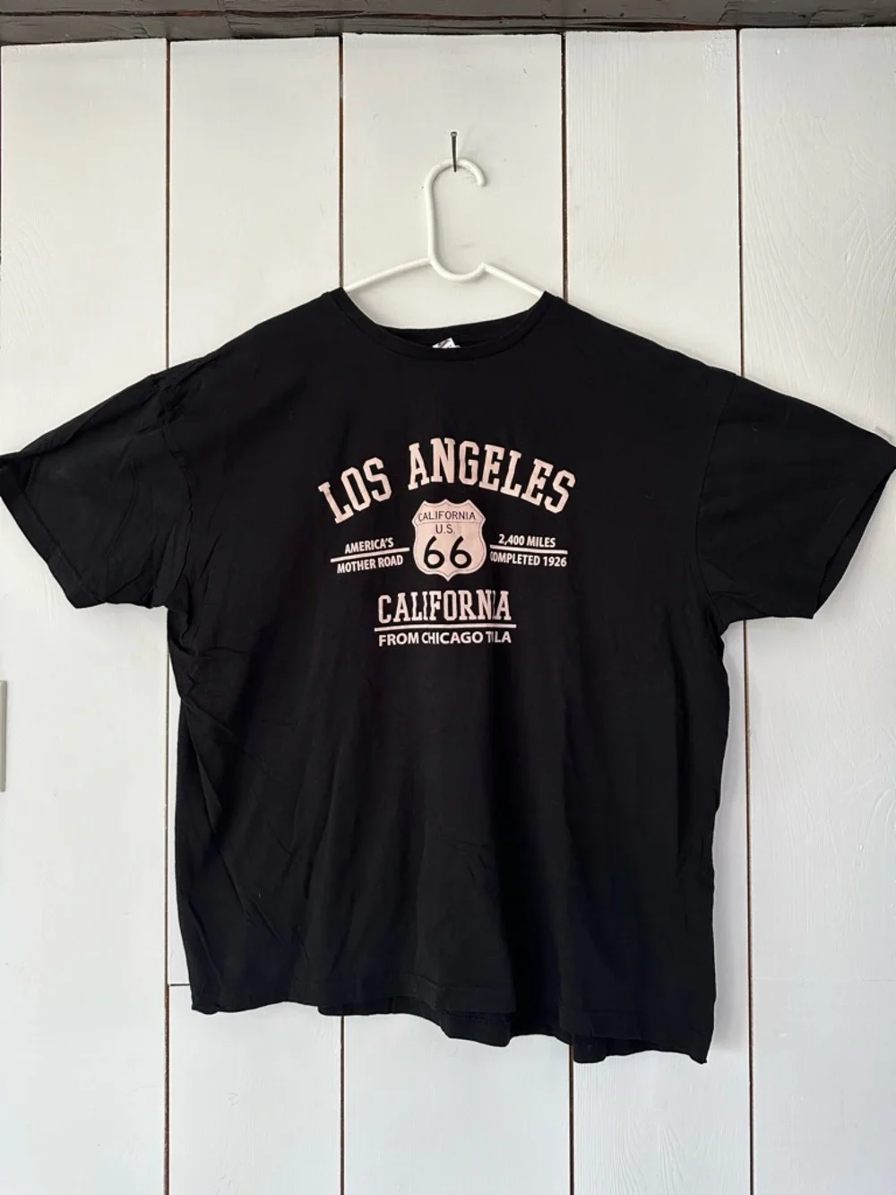 VTG Route 66 Graphic T-Shirt Sz 2XL Black
